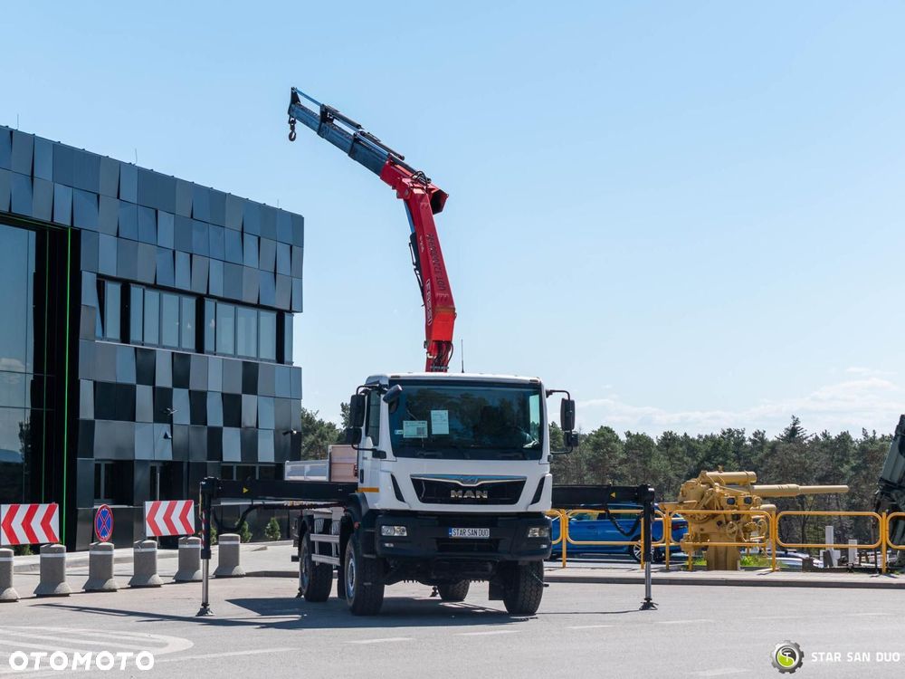 MAN TGM 18.250 4x4 FassiI F215A.0.23 Active HDS Żuraw - 4
