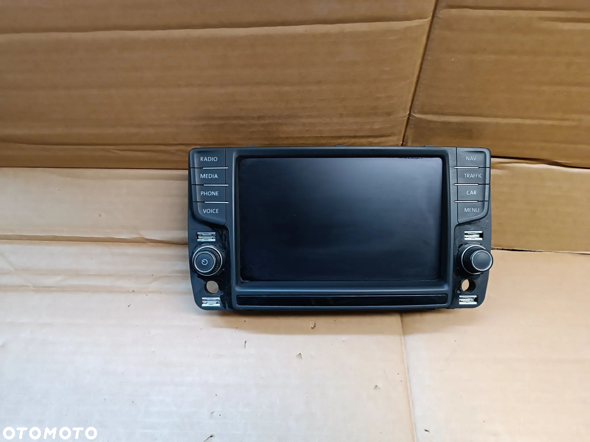 RADIO NAWIGACJA GPS WYŚWIETLACZ VOLKSWAGEN 5G0919606 - 1