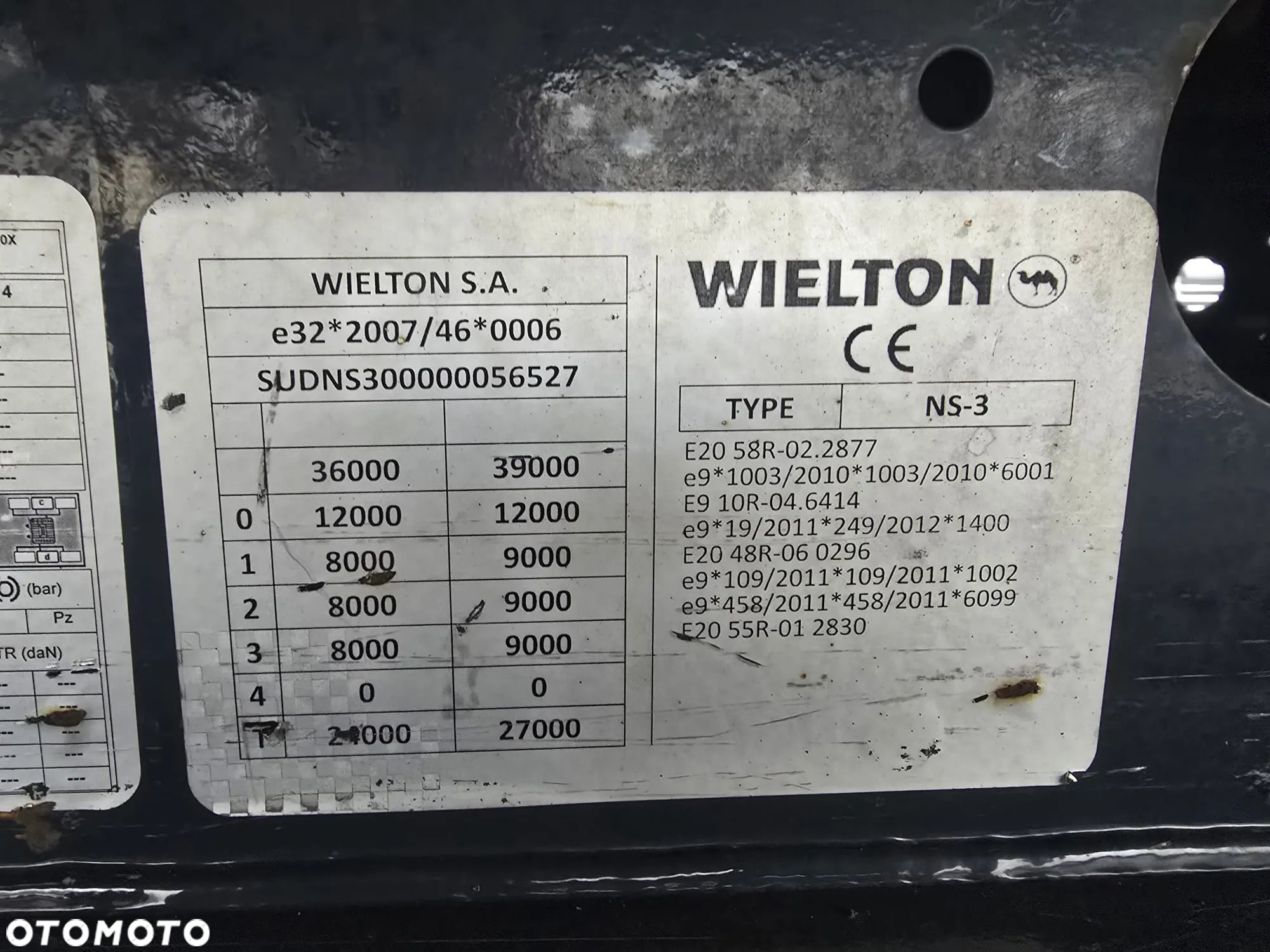 Wielton FIRANKA / MULTI LOCK / XL / OŚ PODNOSZONA / PALECIARA - 9