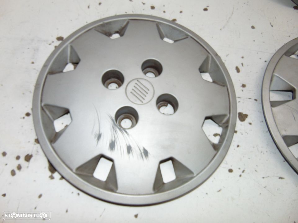 Fiat uno dos 1 jogo de tampões de roda - 5