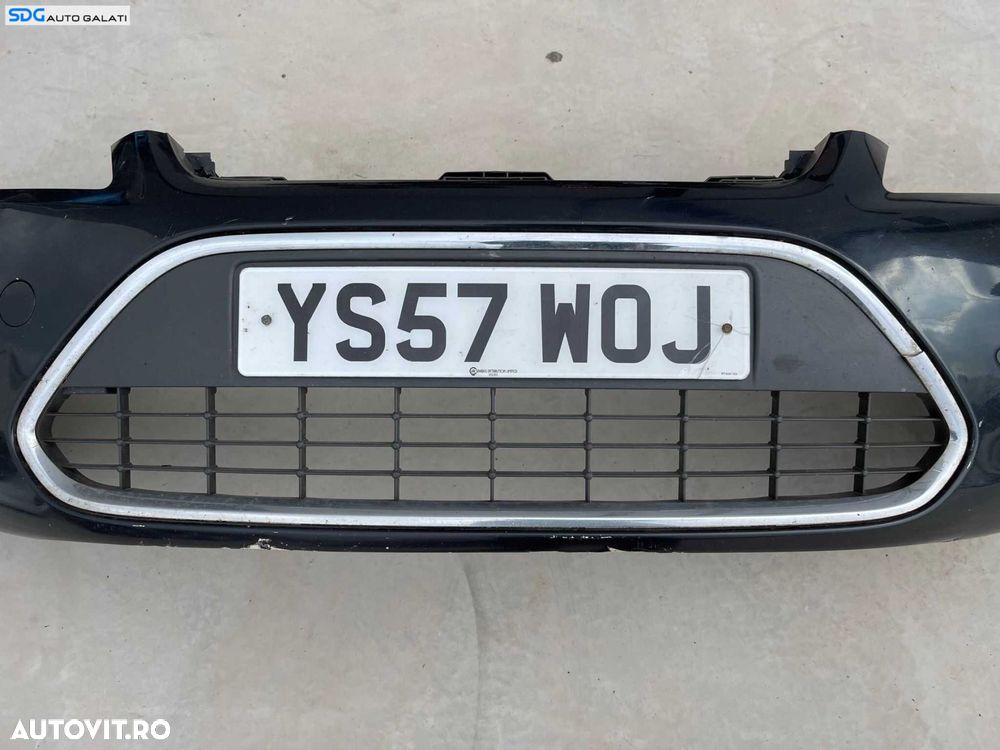 Grila Centrala Inferioara Suport Numar Inmatriculare cu Defect de pe Bara Spoiler Fata Ford Focus 2 Facelift 2007 - 2010 [DZ0031] - 1