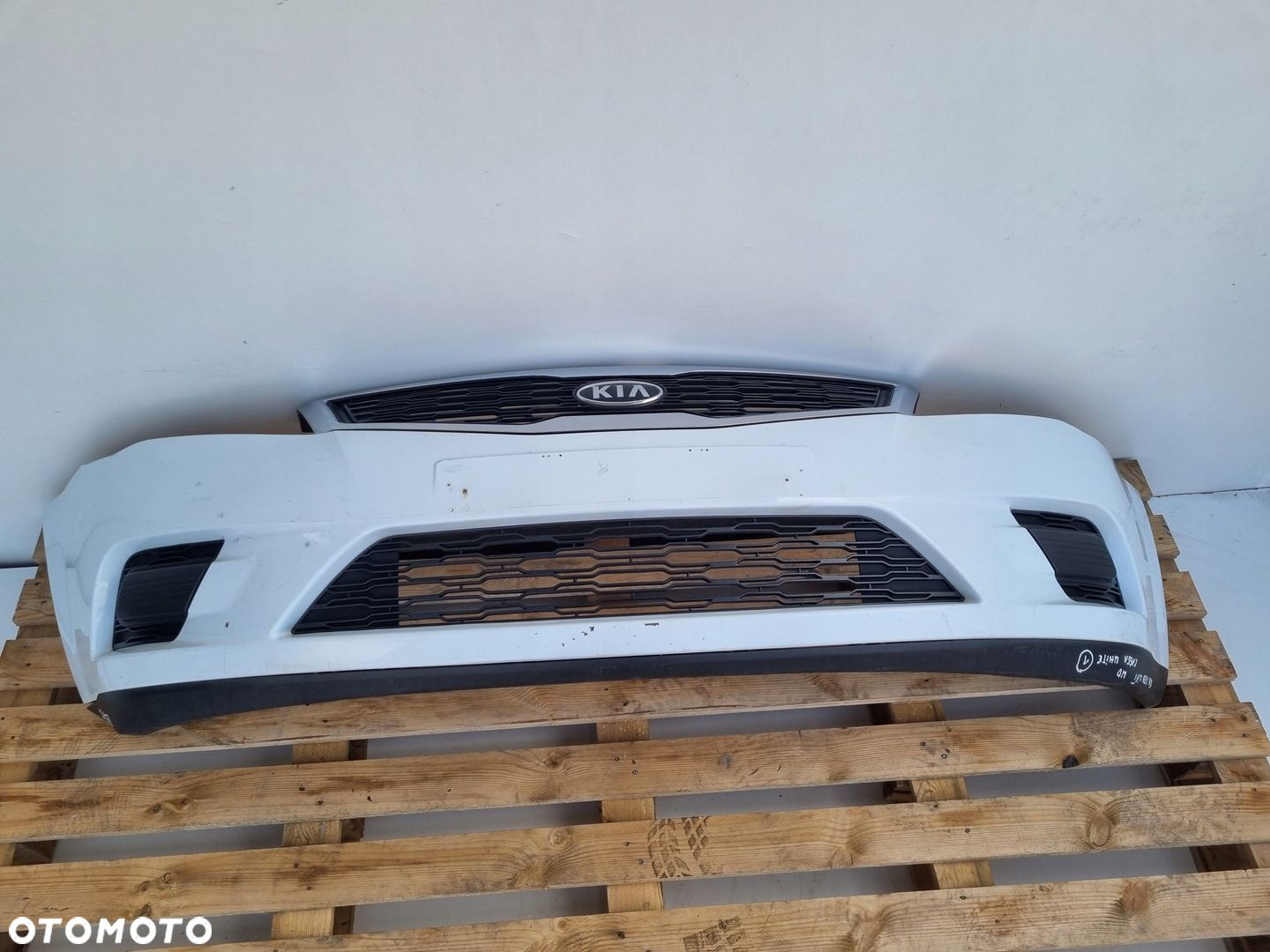 Kia Ceed Ceed LIFT 09-12r KOMPLETNY PRZEDNI ZDERZAK przód WD Cassa White - 1