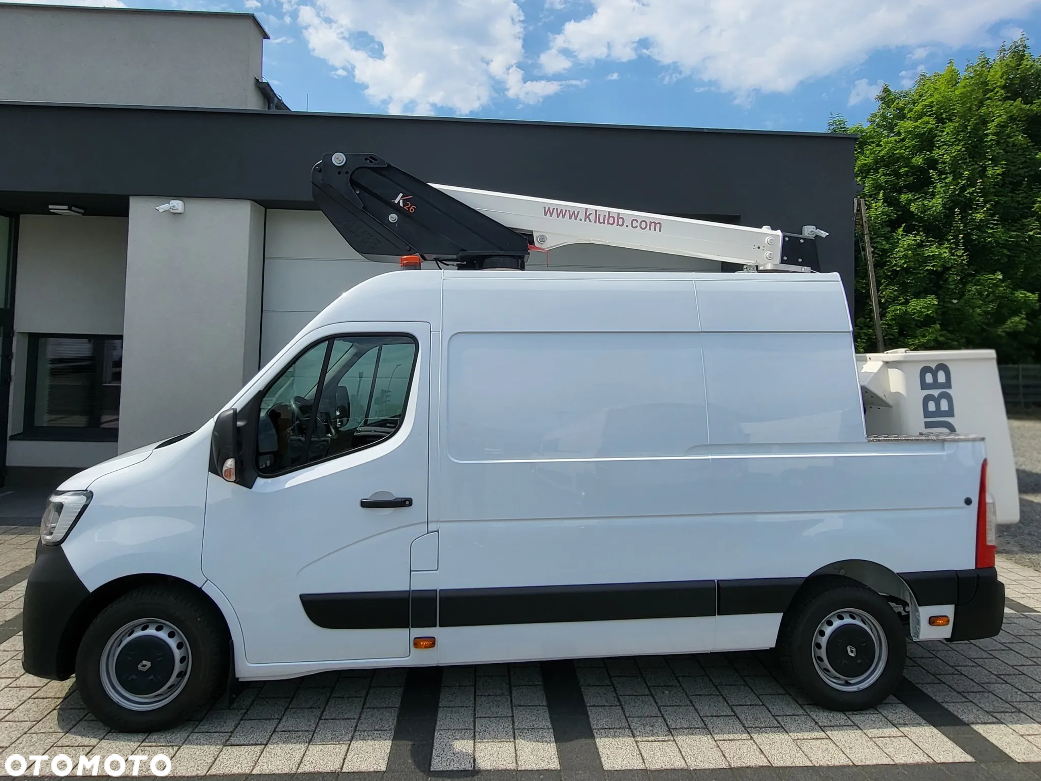 Renault Master L3H2, Podnośnik Koszwy/Zwyżka KLUBB K26, klima, tempomat - 7