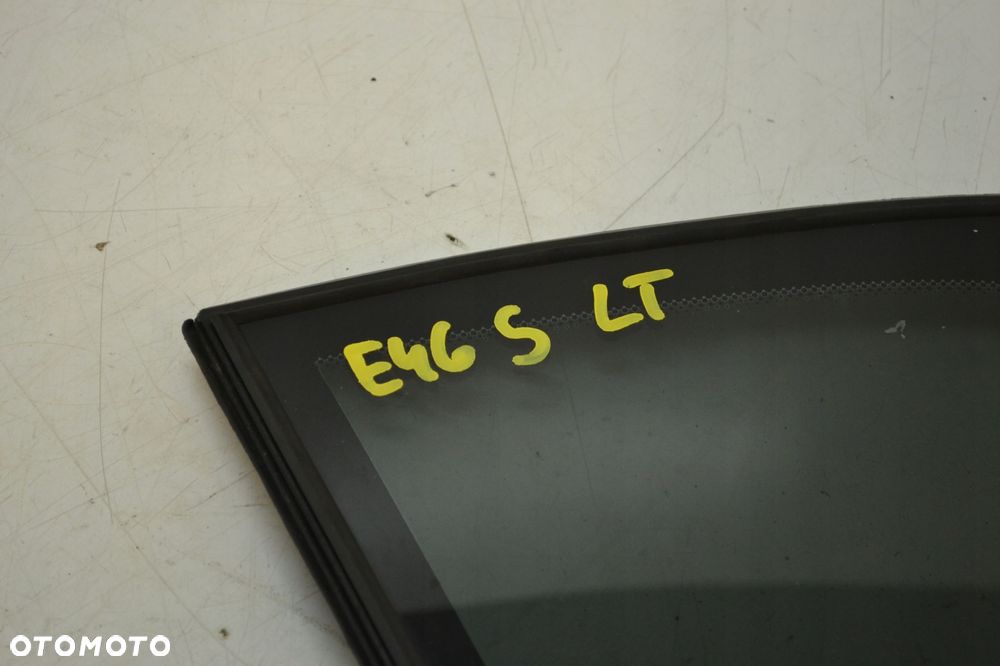 BMW E46 SEDAN SZYBA DRZWI TRÓJKĄT LEWY TYŁ LEWA TYLNA - 4