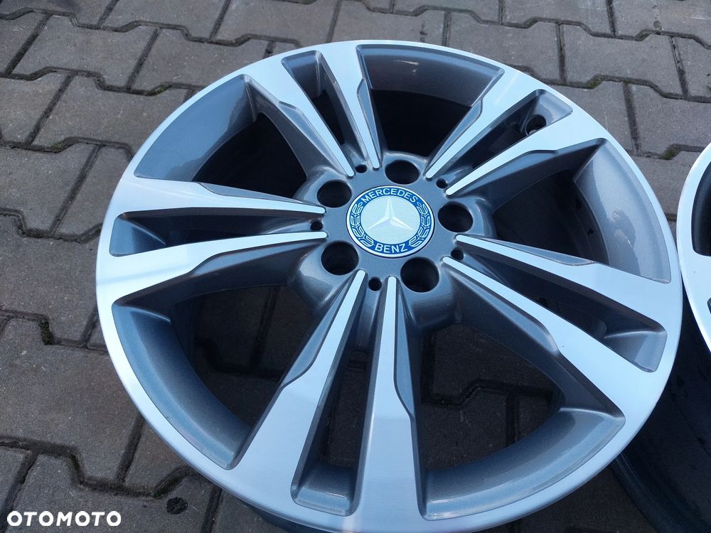 FELGI ALUFELGI 17 8J ET48 5X112 MERCEDES W212 E-KLASA JAK NOWE! A2124015602 - 5