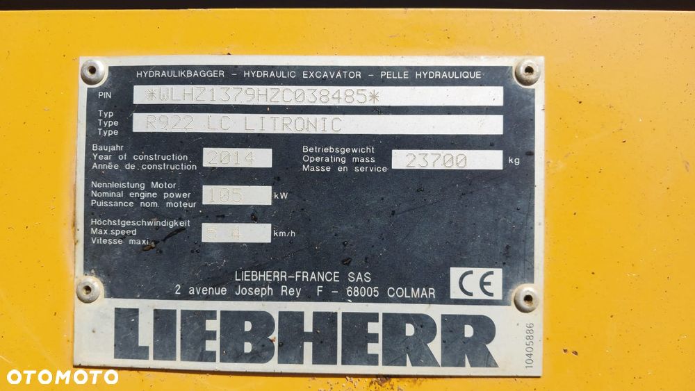 Liebherr R922 - 4