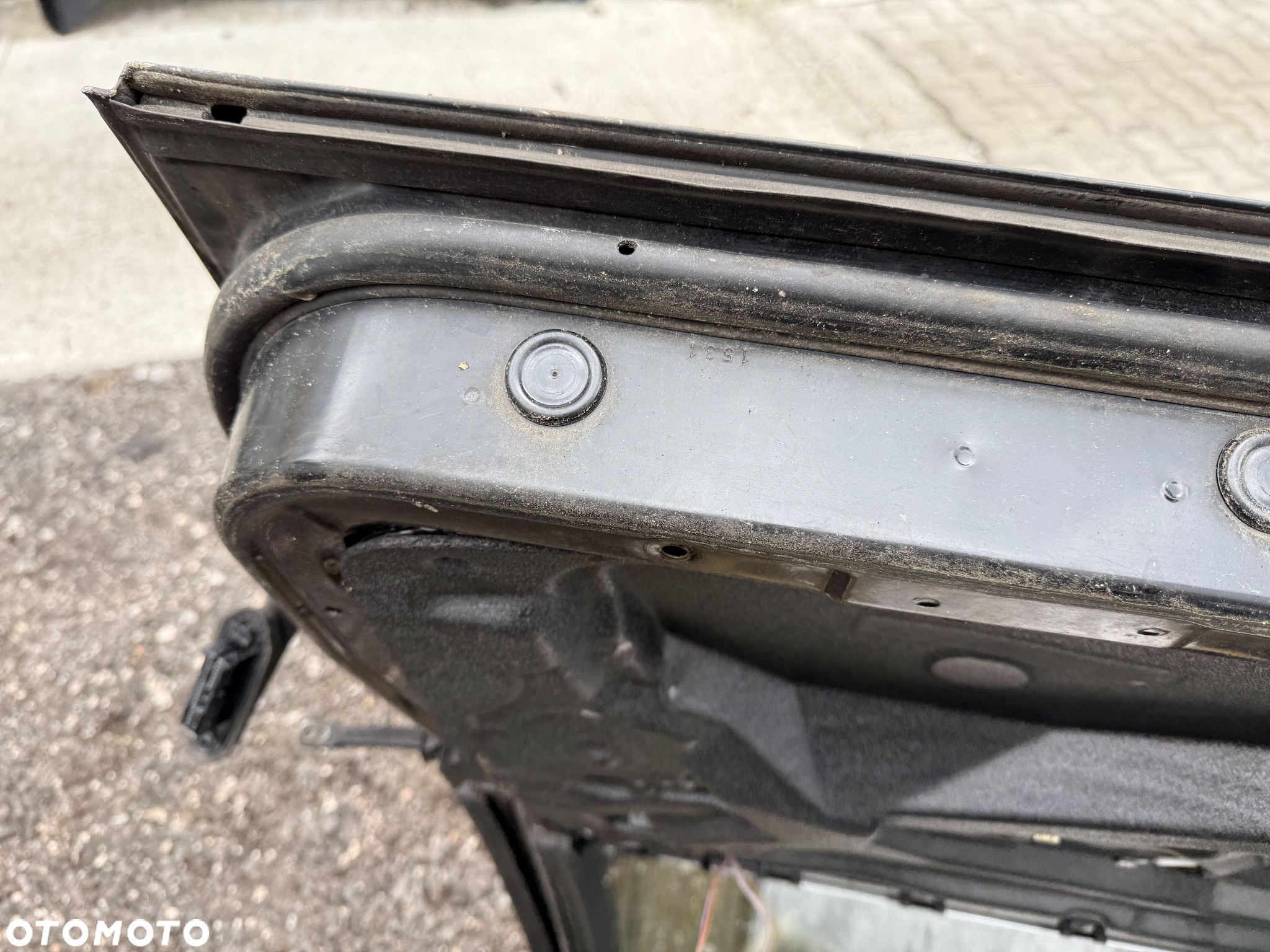 Drzwi tył lewy  tylne lewe e39 kombi touring 668 Schwarz 2 bez rdzy ! - 3
