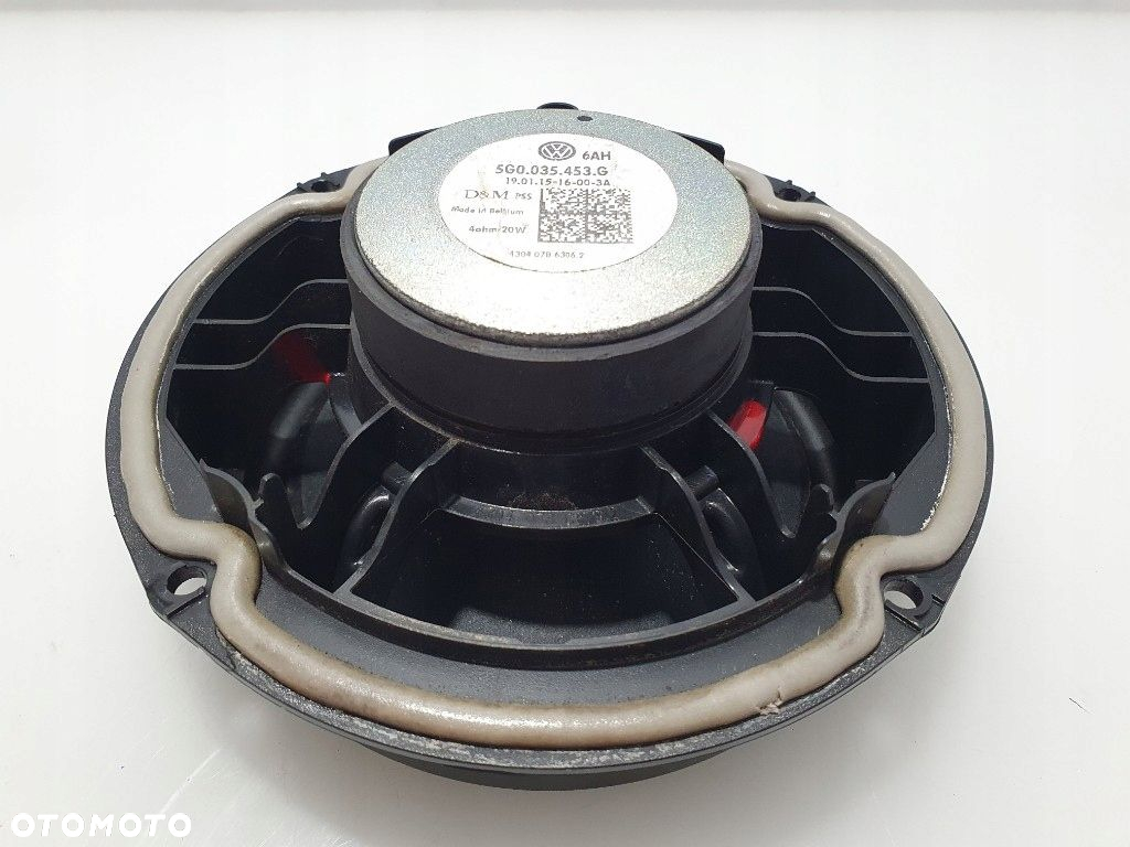 VW GOLF VII GŁOŚNIK DRZWI TYŁ LEWY PRAWY PRZÓD 5G0035453G UCHWYTY CAŁE - 7