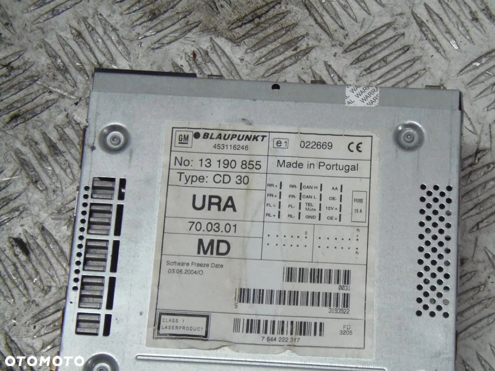 OPEL MERIVA A RADIO ODTWARZACZ - 2