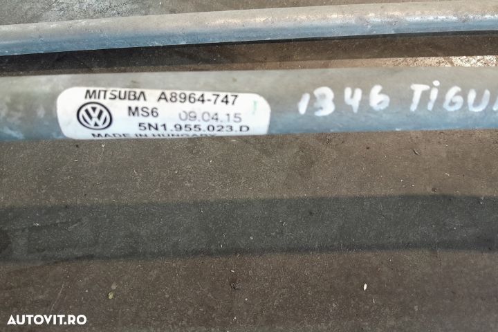 Ansamblu stergatoare parbriz volan pe stanga 5N1955023D / 5N1955119B - 3
