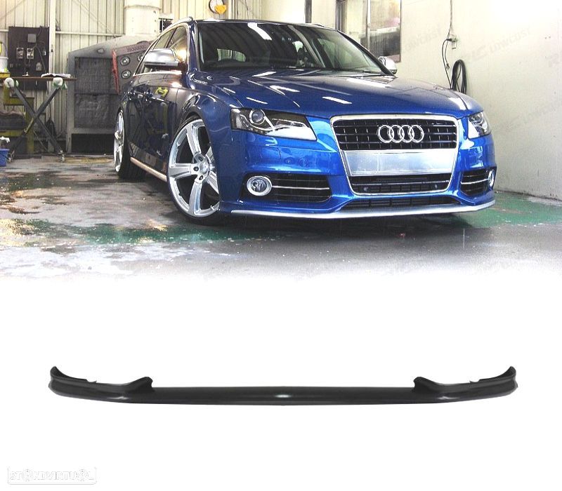 SPOILER LIP FRONTAL AUDI A4 B8 8K 07-11 LOOK RS4 - 1