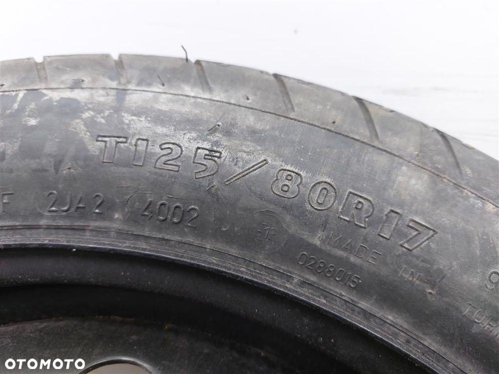 Koło dojazdowe DOJAZDOWKA Audi A4 B6 8E 17CALI 5X114,3 ET35 125/80/17R - 5