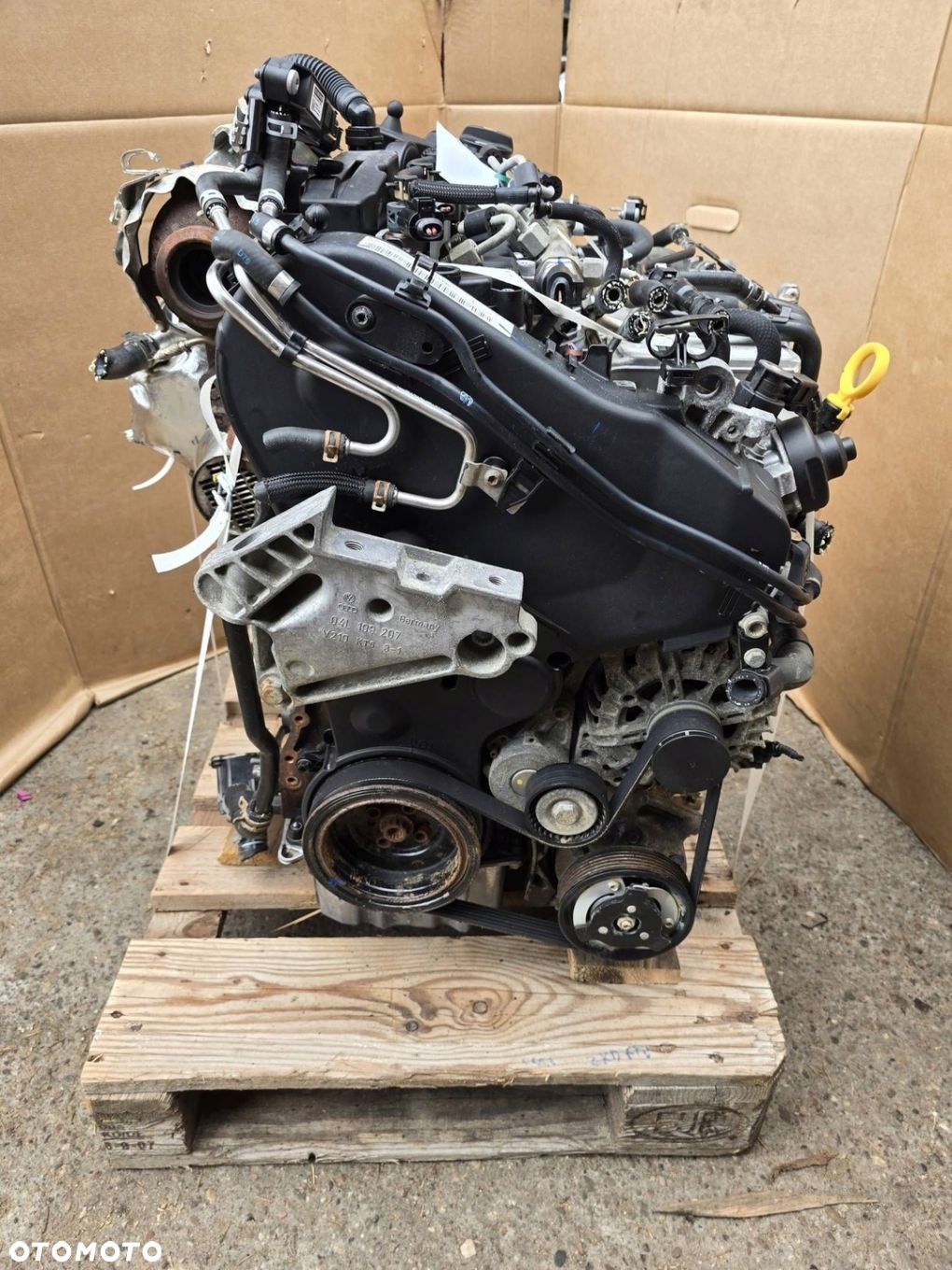 SILNIK KOMPLETNY 2.0 TDI DFSE VW SKODA SEAT AUDI NR MAG 441611M - 1