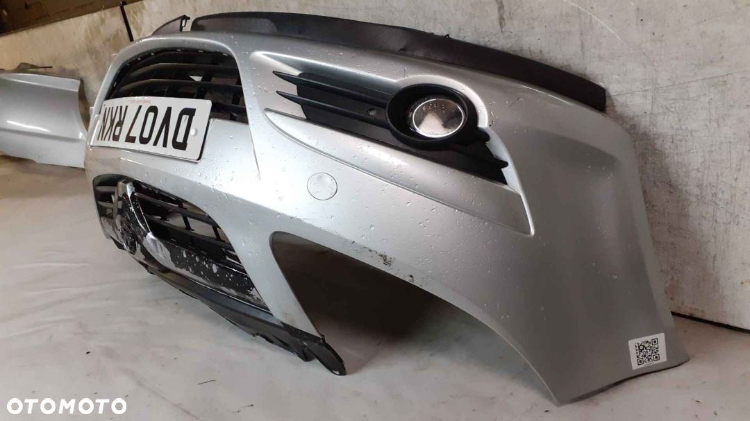 + ZDERZAK PRZÓD PRZEDNI OPEL CORSA D Z157 SREBRNY HALOGENY - 4