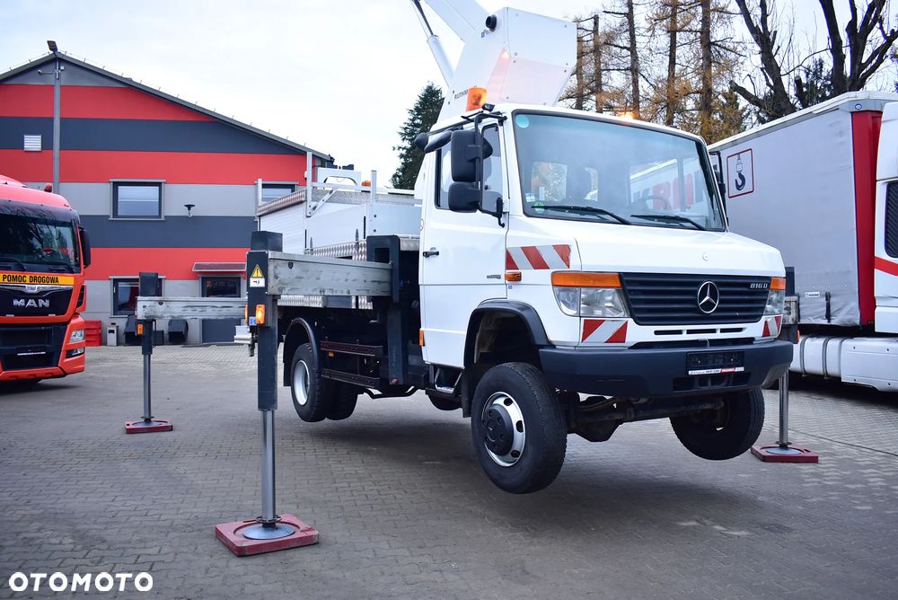 Mercedes-Benz Vario 816 / Euro 5/ 4x4/ Zwyżka/ Podnośnik koszowy Ruthmann TB 220/ 22 m. / Steiger/ Hubarbeitsbühne/ Reduktor ! / Sprowadzony z Niemiec/ Stan Perfekcyjny ! - 5