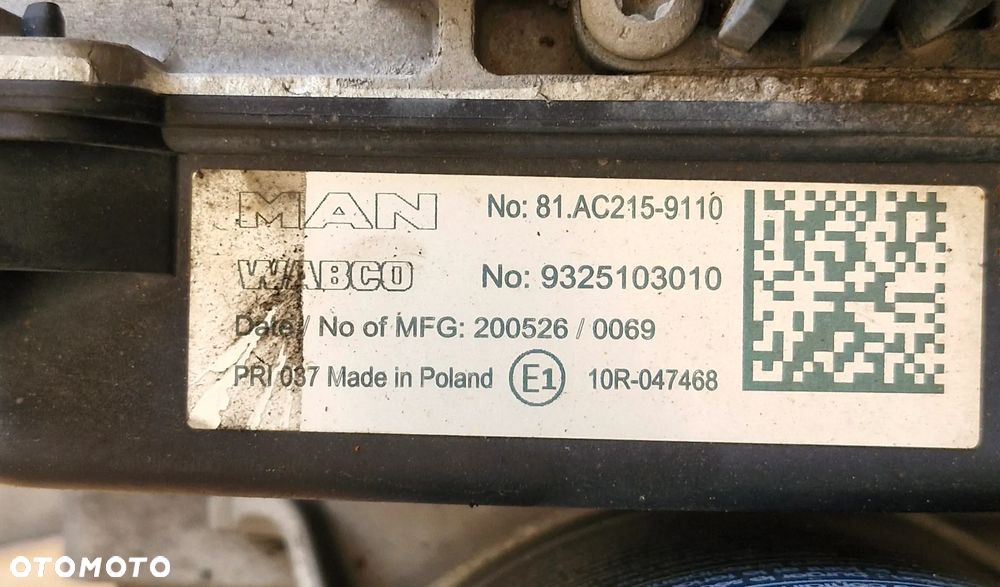 MAN TG3 TGX APS OSUSZACZ POWIETRZA 81.AC216-9110 - 2