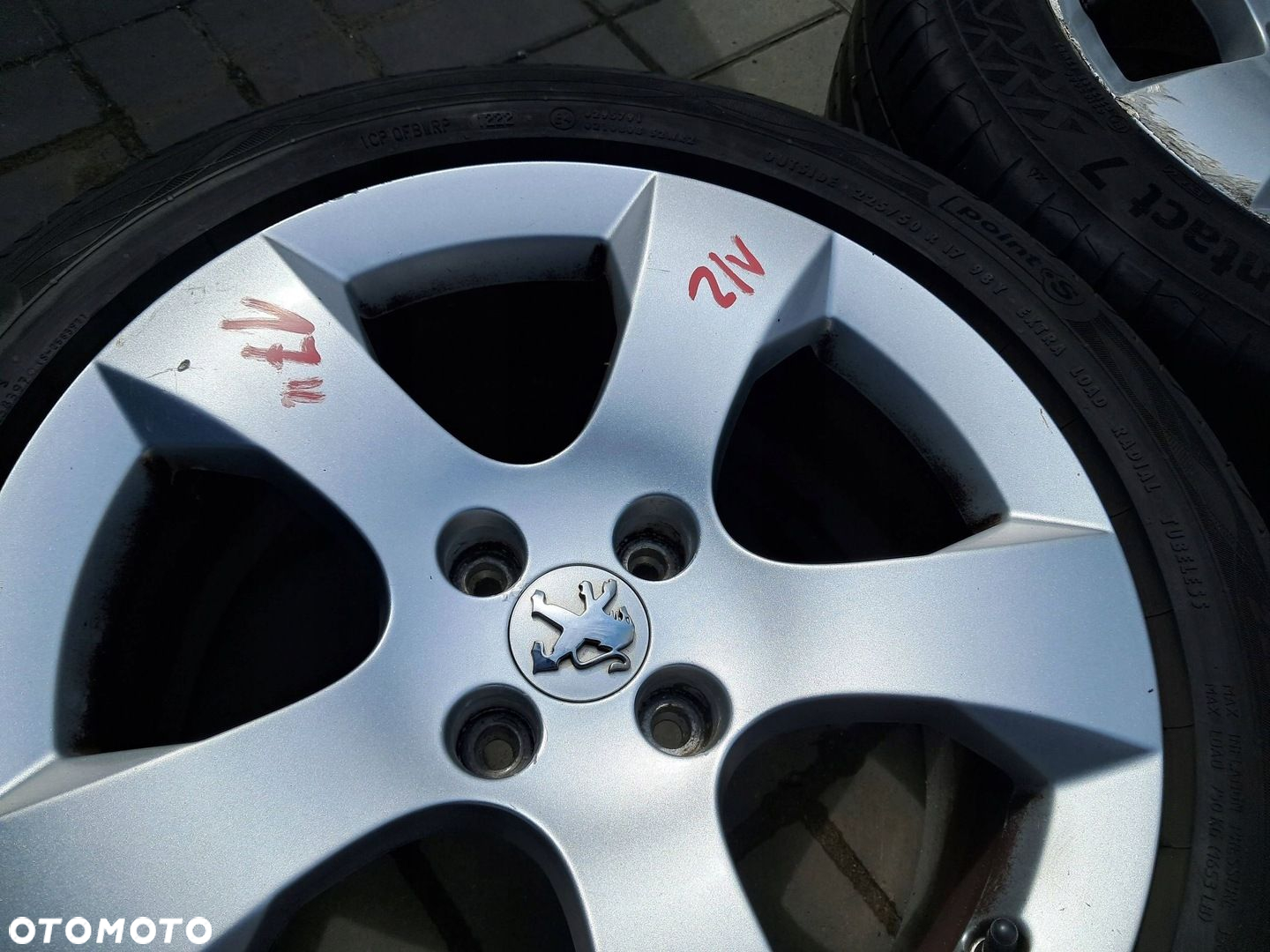 Peugeot 3008 I FELGI Aluminiowe 17" 4x108 ET29 opony 225/50R17 - 7
