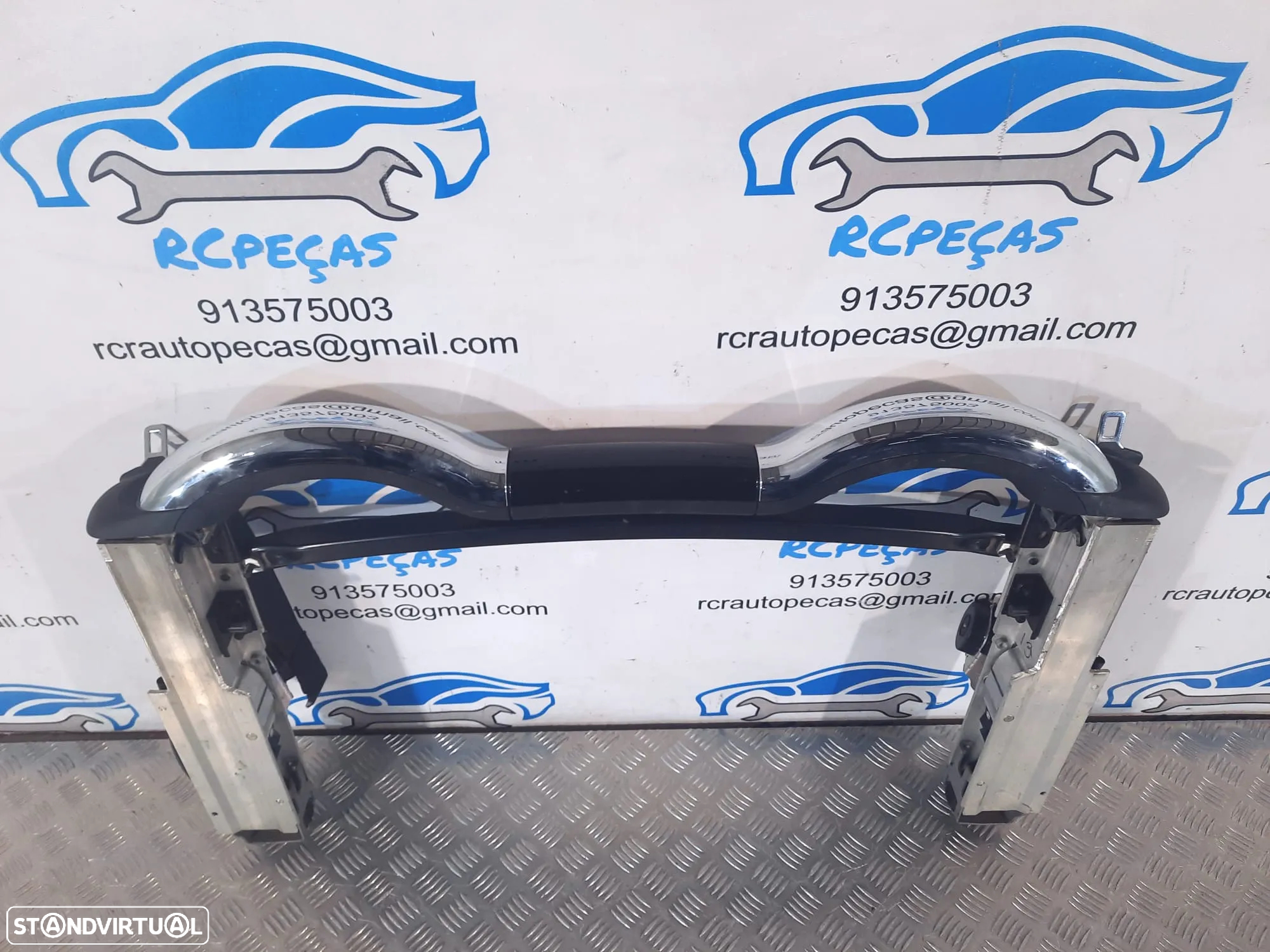 BARRAS ANTICAPOTAMENTO PROTEÇÃO MINI COOPER R57 LCI CABRIO 54607190617 7190617 MINI COOPER R57 ROLL BAR ROLLOVER DEFLETOR VENTO ANTI-CAPOTAMENTO - 2
