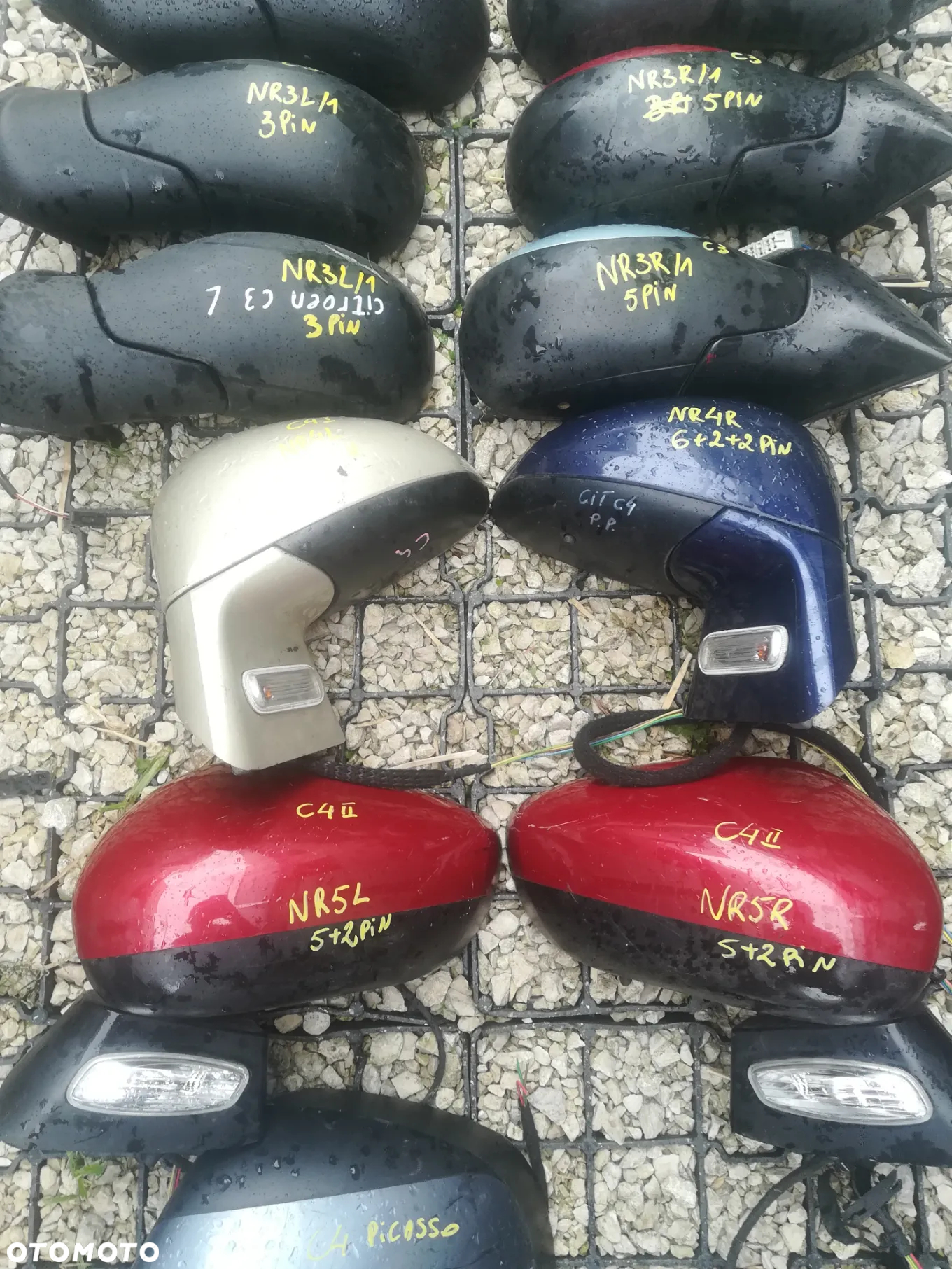 CZYTAJ OPIS!!!  LUSTERKO LEWE PRAWE CITROEN, PEUGEOT - 10