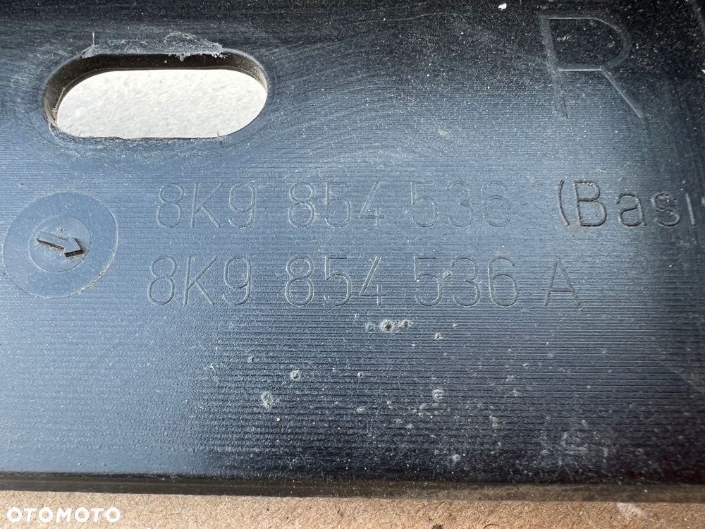 audi a4 b8 allroad mocowanie nakładki progu prawej próg prawy 8k9854536a - 8