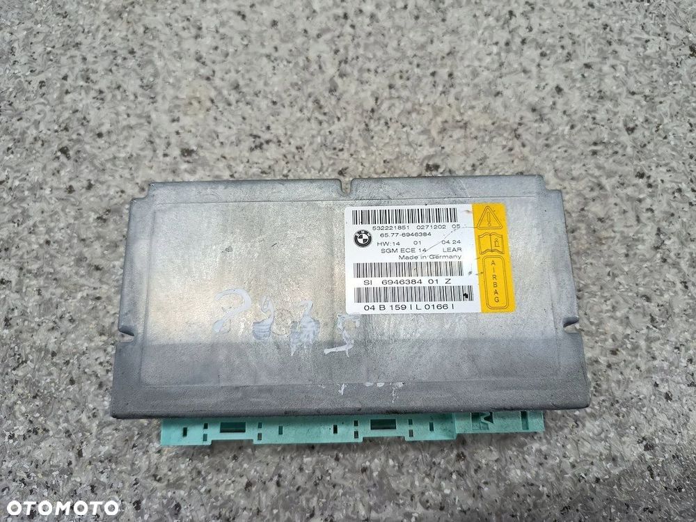 SENSOR AIRBAG BMW 5 E60 6946384 3.0 D 530d - 2