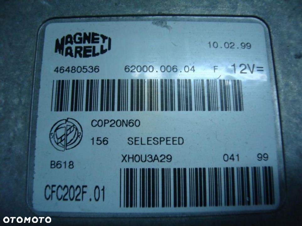 Alfa romeo156 selespeed komputer skrzyni - 2