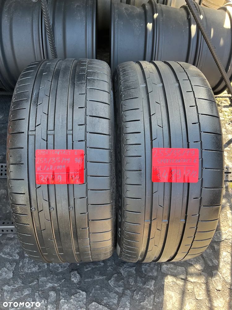 255 35 19 Continental Sport Contact 6 96 Y XL 2szt. opony letnie - 1
