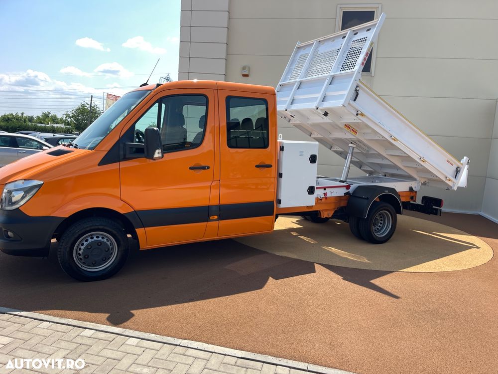 Mercedes-Benz Sprinter Doka 519  3.0CDI  BASCULABIL  PUNTE DUBLA - 11
