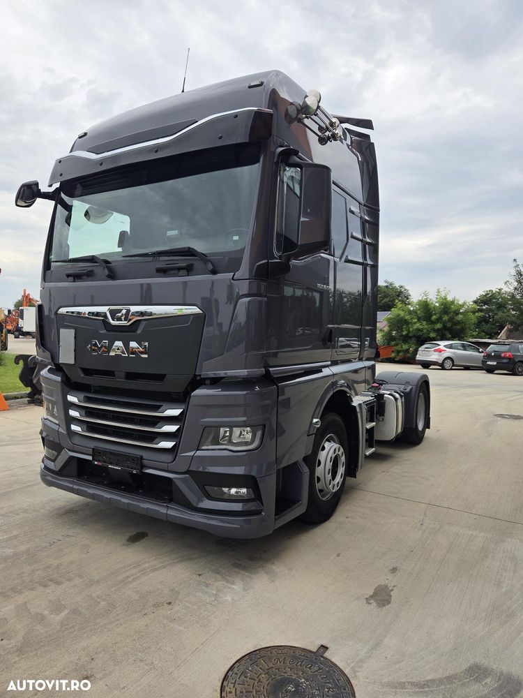 MAN TGX 18.510, 2023,126.353, AUTOMATA+RETARDER, 2 paturi, Cab inalta si lata cu SPOILERE, KIT BASCULARE, FRIGIDER, rulata in GERMANIA, Carte Identitate RAR, rezervor 600l aluminiu, volan piele, CA NOU, posibilitate leasing 4 ani-PROMOTIE 66.900 EUR+Tva - 1