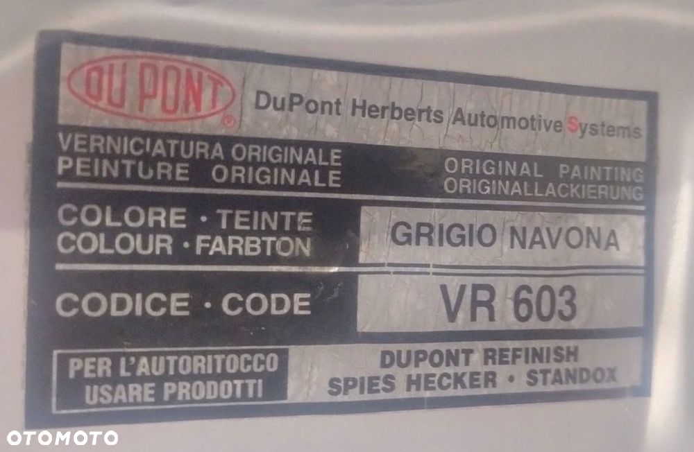 Błotnik przedni prawy ALFA ROMEO 147 LIFT 2005-2010 GRIGIO NAVONA VR 603 - 11