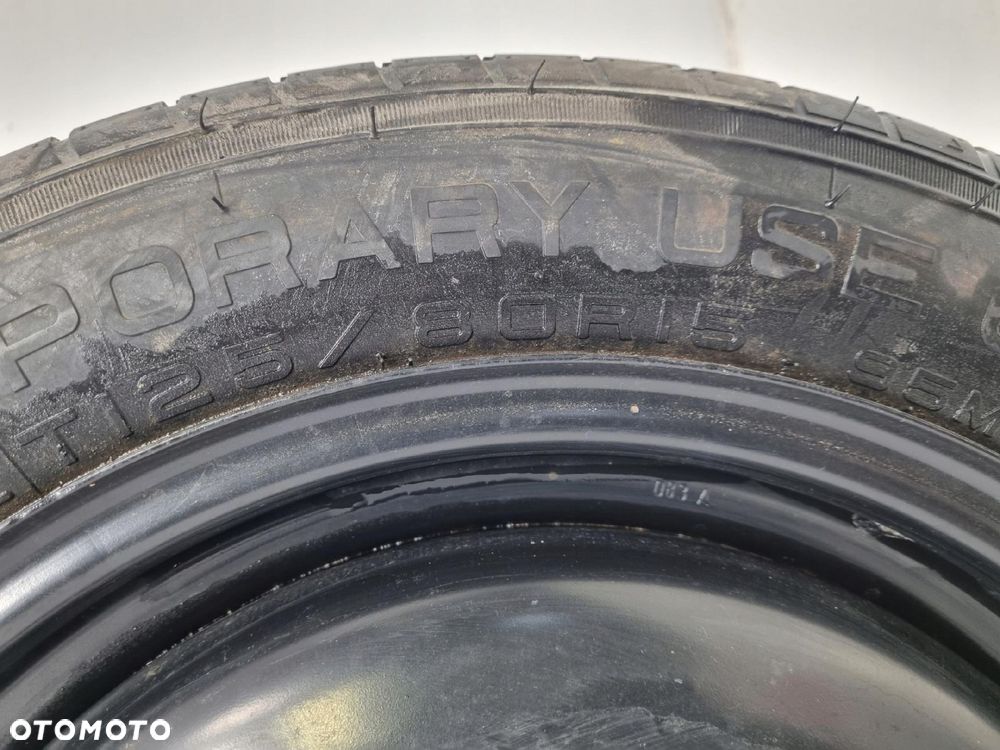 KOŁO DOJAZDOWE Peugeot 207 dojazdówka 125/80 R15 4x108 Citroen C3 2150753 - 8