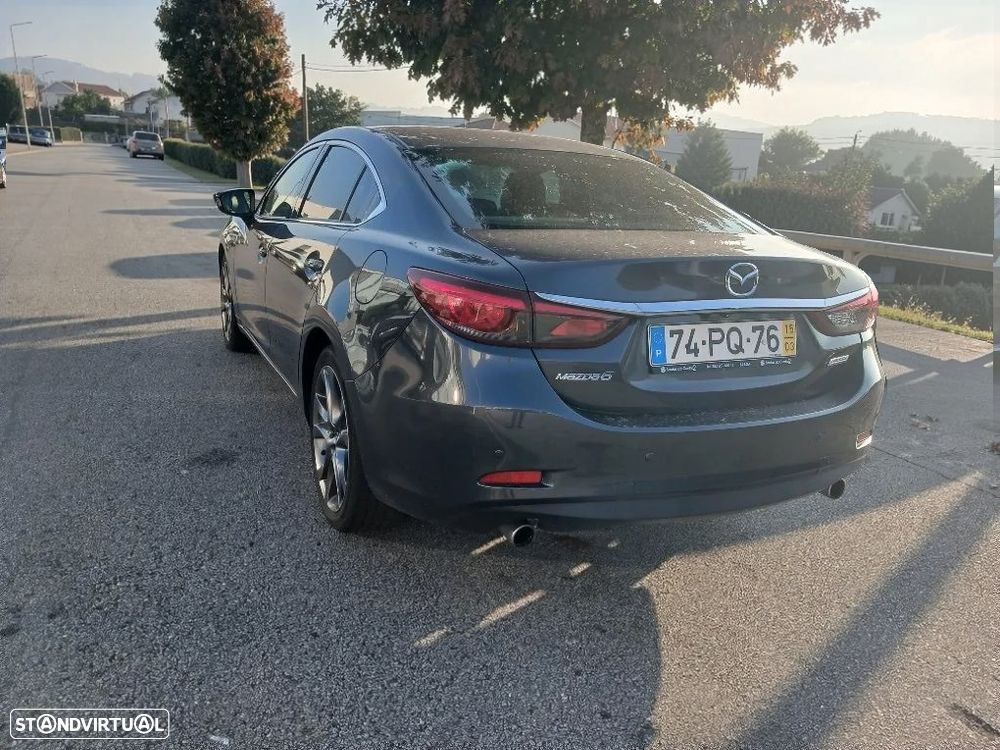 Mazda 6 M6 2.2 SKY-D Excellence PLeather White+Cruise P.+TAE+Navi - 3