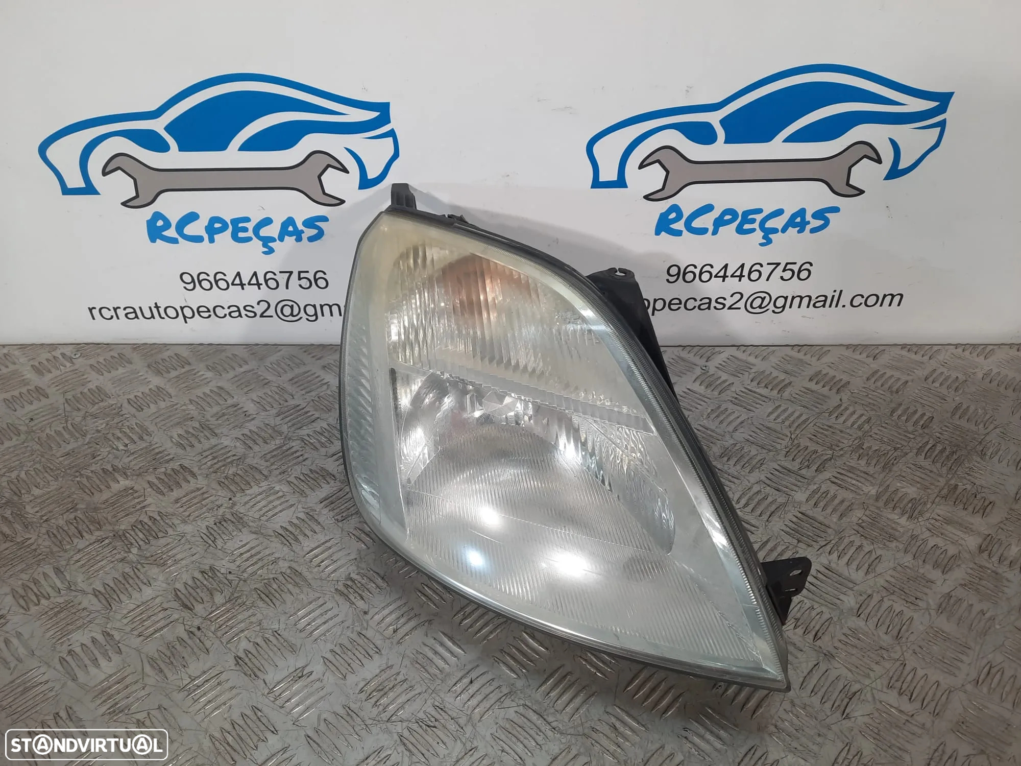 OTICA OTICAS ESQUERDA DIREITA FORD FIESTA V 5 MK5 OPTICA OPTICAS FAROL FAROIS ORIGINAL - 9