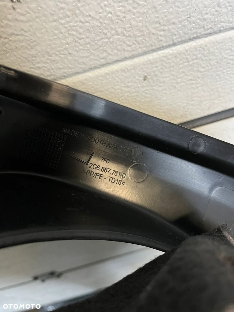 VW Volkswagen Polo Boczek bagażnika tapicerka tył 2G6867761D 2G6867762D - 5