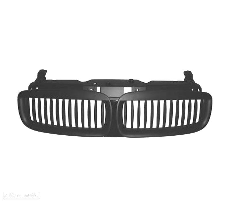 GRELHAS FRONTAIS BMW E65 E66 01-05 PRETA - 1