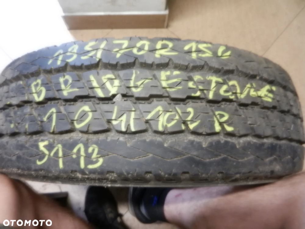 Opona pojedyńcza 195/70r15c bridgestone duravis r630 9mm lato - 1
