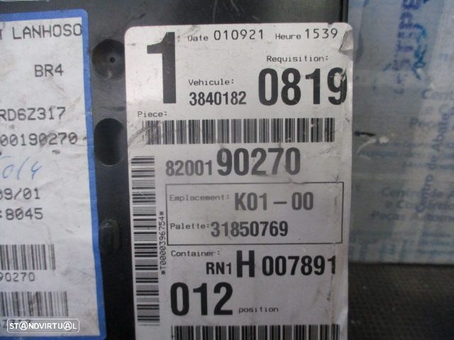 Caixa Fusiveis 8200190270 RENAULT LAGUNA 2 2001 1.9DCI 120CV 5P CINZA - 3