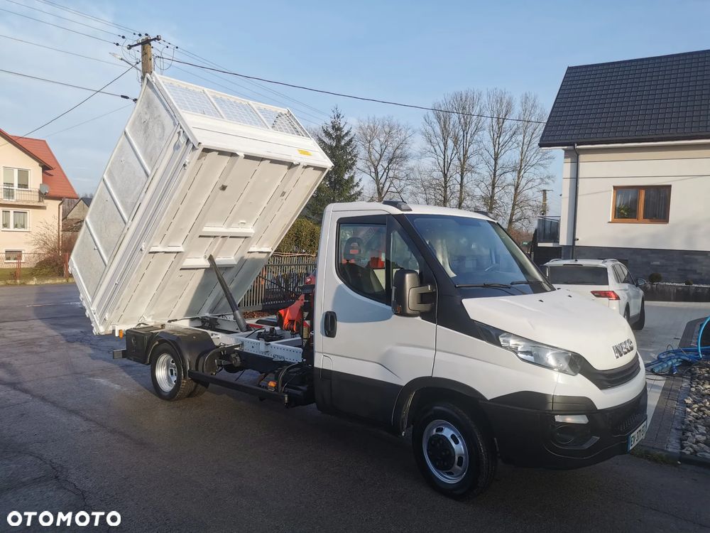 Iveco Daily 35C15 Kiper HDS dzwig 3.0-150KM wywrotka Hak - 8