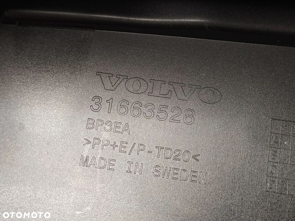 VOLVO XC90 2 II 14- R-DESIGN SPOILER DOKŁADKA ZDERZAKA PRZÓD PRZEDNIA PDC ORYGINAŁ - 14