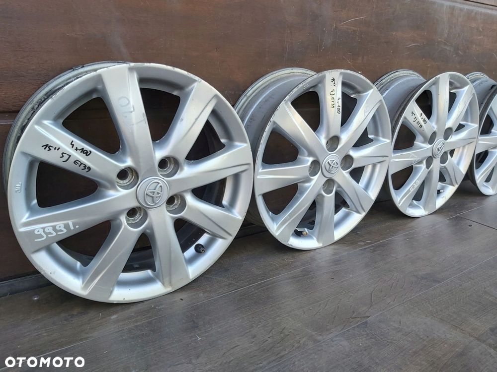 Toyota Yaris I II III Alufelgi 15 4 x 100 Felgi aluminiowe - 2