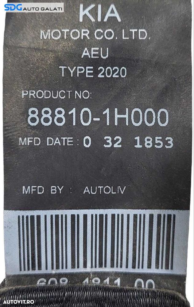 Centura Siguranta Stanga Fata Sofer Kia Ceed 2007 - 2013 Cod 88810-1H000 [L7144] - 4