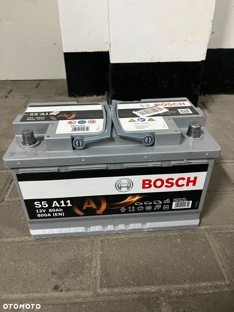 Akumulator Bosch S5 A11 AGM 80Ah 800A - 1