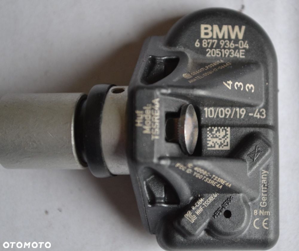 CZUJNIK CIŚNIENIA TPMS BMW G20 G30 F40 F44 G23 G11 G12 G01 G02 G05 C-349 - 3