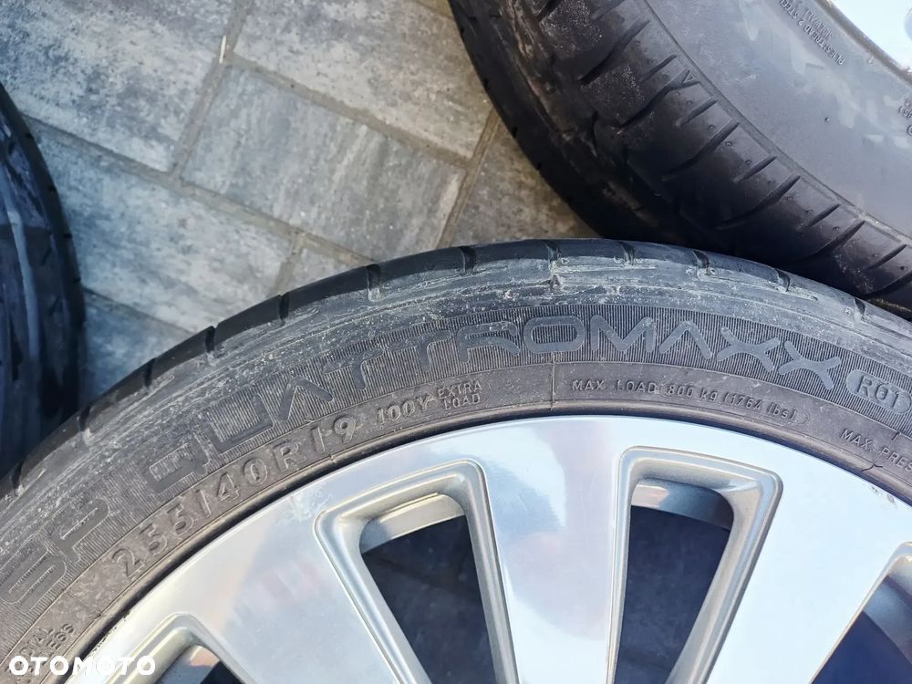 FELGI Z OPONAMI KOŁA ALUMINIOWE AUDI A8 D3 A6 C6 R19 5X112 57,1 mm OPONY DUNLOP R19 255/40 LATO NR18 - 8