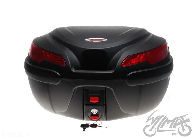 Kufer na motor skuter K MAX z płytą montażową na dwa kaski 50L sklep - 2