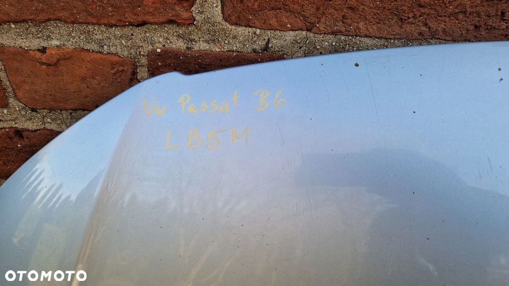 VW Passat B6 kod lak LB5M maska silnika pokrywa silnika - 2