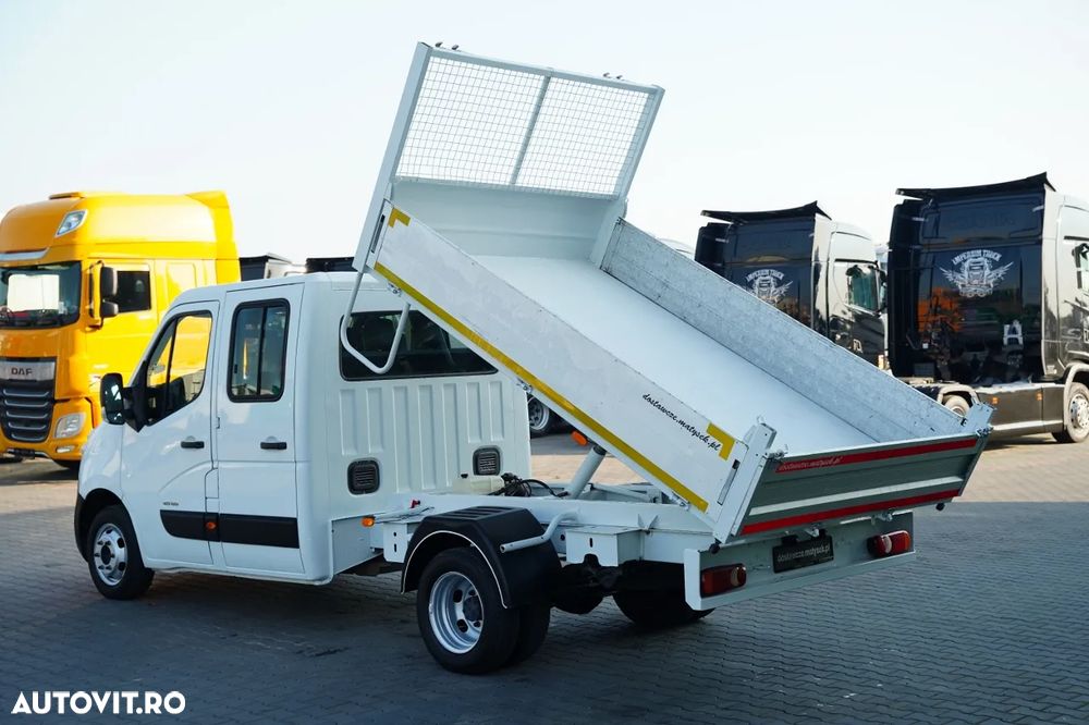 Renault MASTER / DCI 150 / BASCULATOR / CAMION CU TRACȚIE MIXĂ 7 LOCURI / MANUAL / DOUĂ RULOURI - 8
