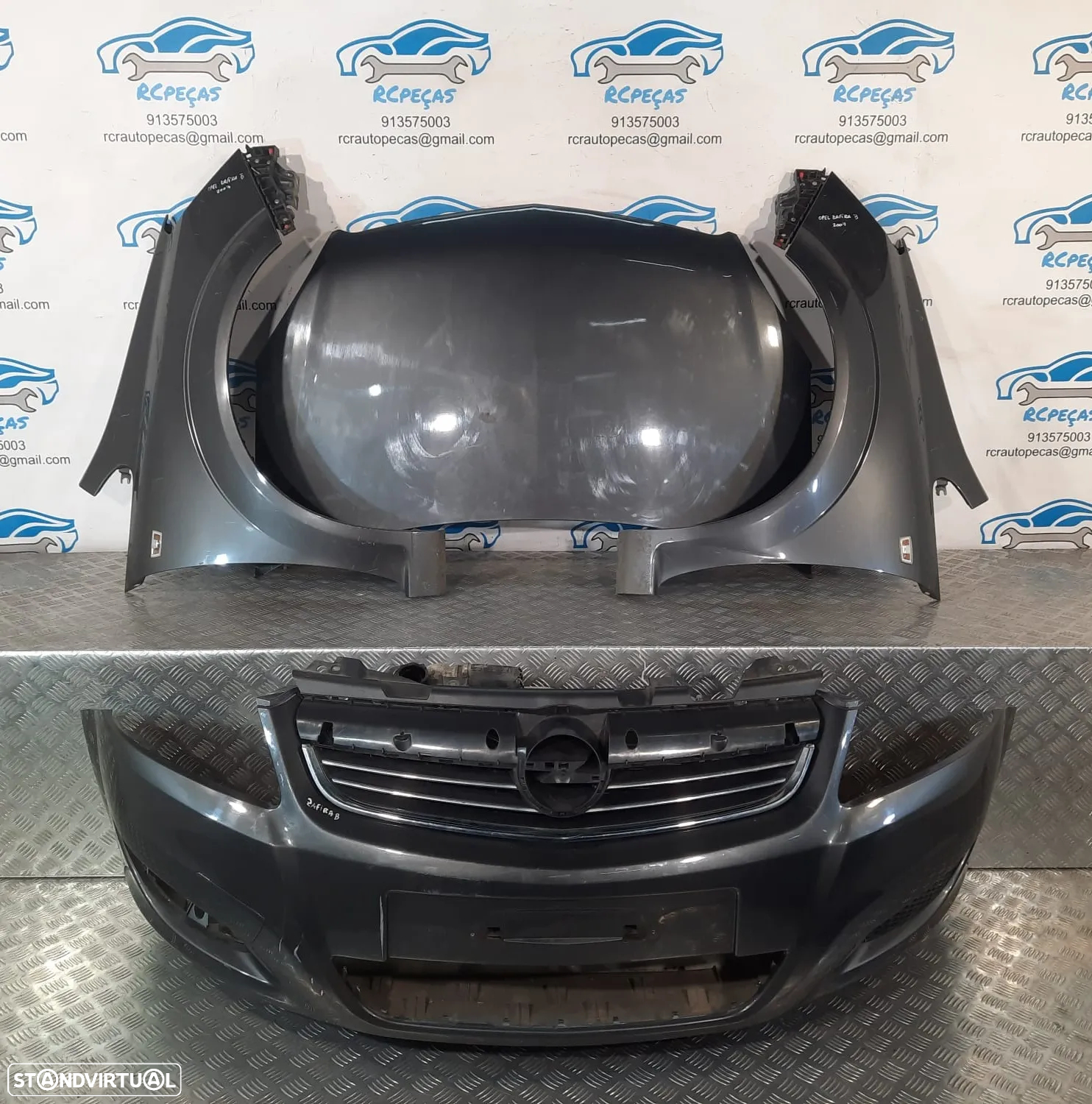 FRENTE COMPLETA OPEL ZAFIRA B A05 CAPOT PARACHOQUES GUARDA-LAMAS OTICAS RADIADOR - 7