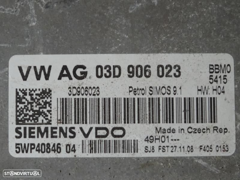 Centralina De Motor Skoda Fabia Ii (542)  03D906023 / 5Wp40846 04 / 5W - 2