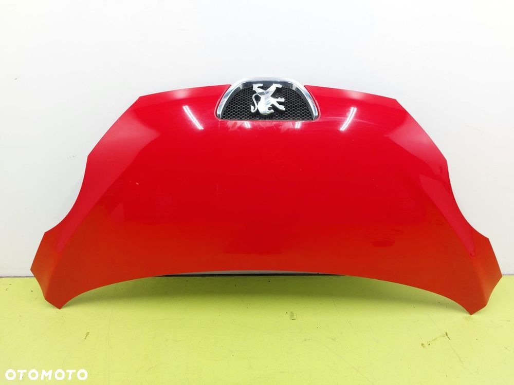 Maska KLAPA PEUGEOT 107 2008-2012 LIFT CzerwonA KJH - 1